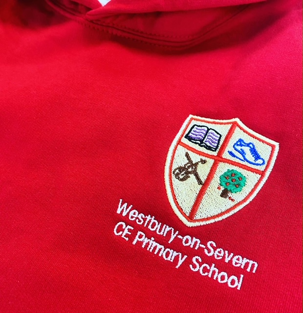 embroidered hoodie embroidered school crest
